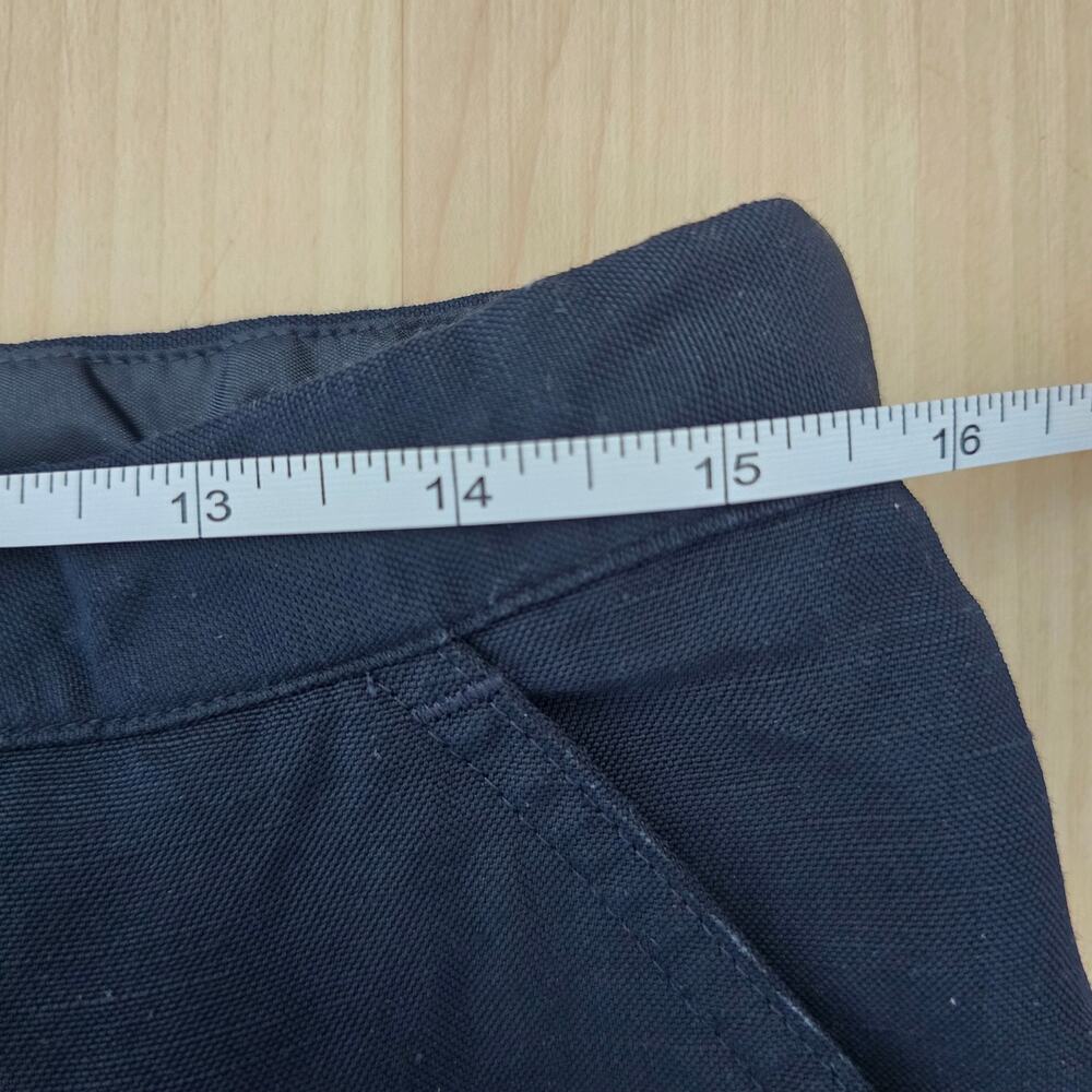 Armani Jeans Viscose Linen Blend Cargo Pants Navy Made in Italy Size US 10 - Picture 10 of 12